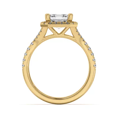 Sue Timeless Halo Engagement Ring