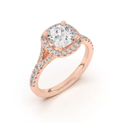 Sue Timeless Halo Engagement Ring