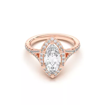 Sue Timeless Halo Engagement Ring