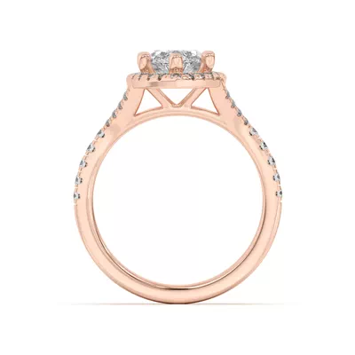 Sue Timeless Halo Engagement Ring