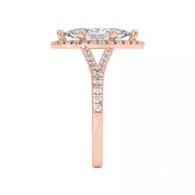 Sue Timeless Halo Engagement Ring