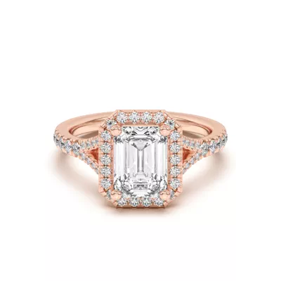 Sue Timeless Halo Engagement Ring