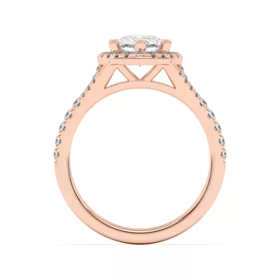 Sue Timeless Halo Engagement Ring