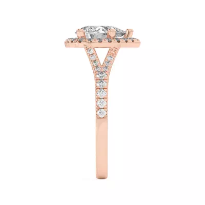 Sue Timeless Halo Engagement Ring