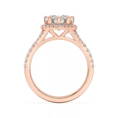 Sue Timeless Halo Engagement Ring