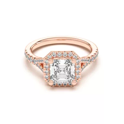 Sue Timeless Halo Engagement Ring