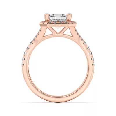 Sue Timeless Halo Engagement Ring