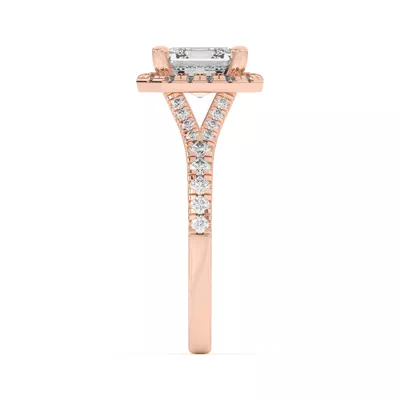 Sue Timeless Halo Engagement Ring