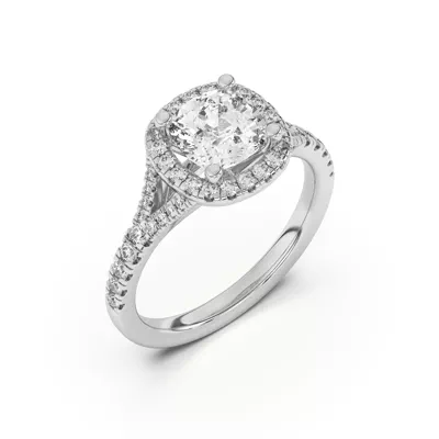 Sue Timeless Halo Engagement Ring