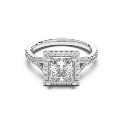 Sue Timeless Halo Engagement Ring