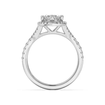 Sue Timeless Halo Engagement Ring