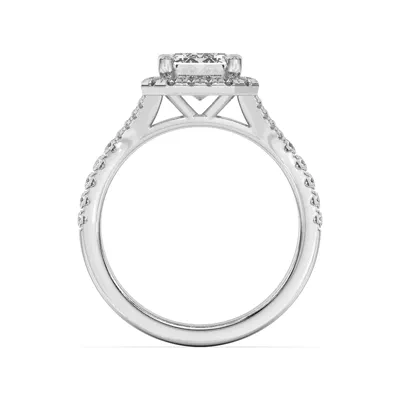 Sue Timeless Halo Engagement Ring