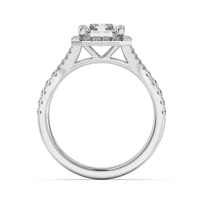 Sue Timeless Halo Engagement Ring