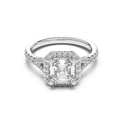 Sue Timeless Halo Engagement Ring