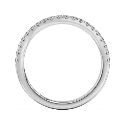 Sue Curved Pavé Band