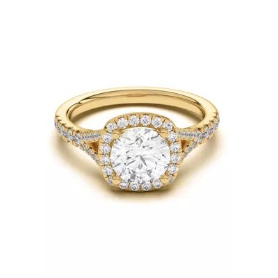 Sue Timeless Halo Engagement Ring