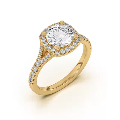 Sue Timeless Halo Engagement Ring