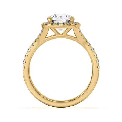 Sue Timeless Halo Engagement Ring