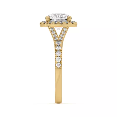 Sue Timeless Halo Engagement Ring