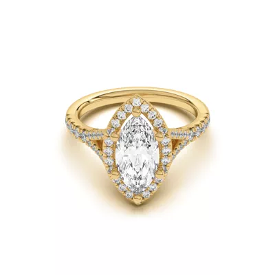 Sue Timeless Halo Engagement Ring