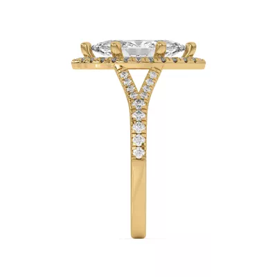 Sue Timeless Halo Engagement Ring