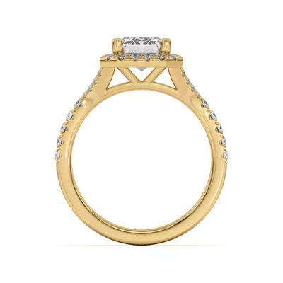 Sue Timeless Halo Engagement Ring