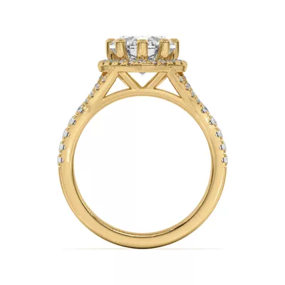 Sue Timeless Halo Engagement Ring
