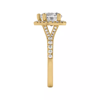 Sue Timeless Halo Engagement Ring