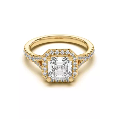 Sue Timeless Halo Engagement Ring