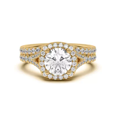 Sue Curved Pavé Band