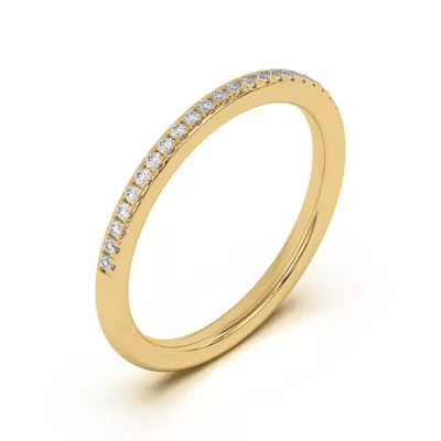 Meryl Petite Pavé Band