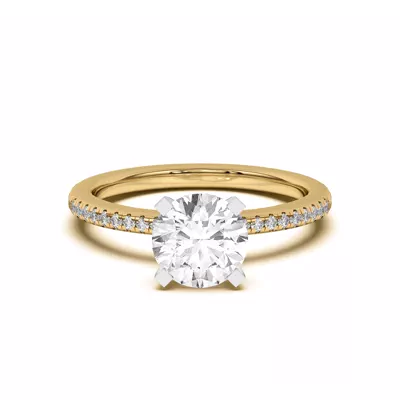 Meryl Petite Pavé Engagement Ring