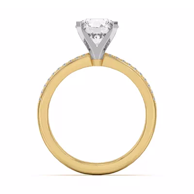 Meryl Petite Pavé Engagement Ring