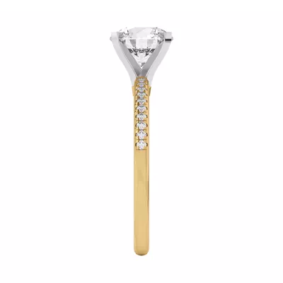 Meryl Petite Pavé Engagement Ring