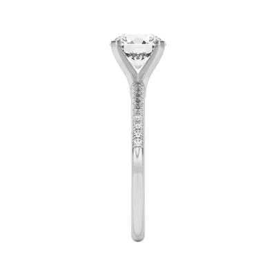 Meryl Petite Pavé Engagement Ring
