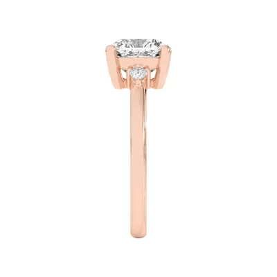 Meredith Pear Accent Engagement Ring