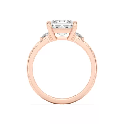 Meredith Pear Accent Engagement Ring