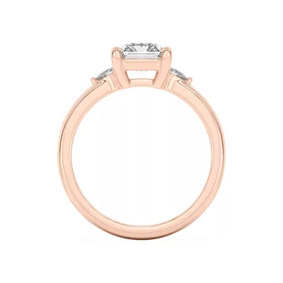 Meredith Pear Accent Engagement Ring