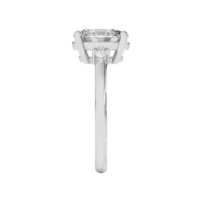 Meredith Pear Accent Engagement Ring