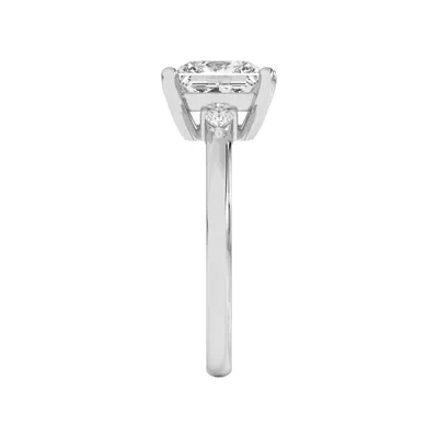 Meredith Pear Accent Engagement Ring