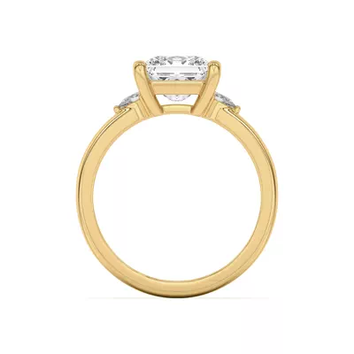 Meredith Pear Accent Engagement Ring