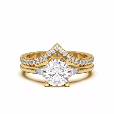 Meredith Pavé Chevron Band