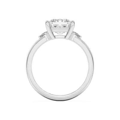 Meredith Pear Accent Engagement Ring