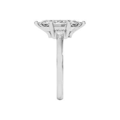 Meredith Pear Accent Engagement Ring