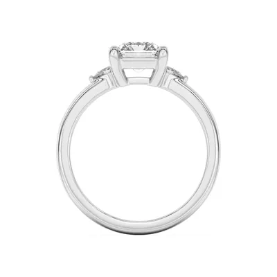 Meredith Pear Accent Engagement Ring