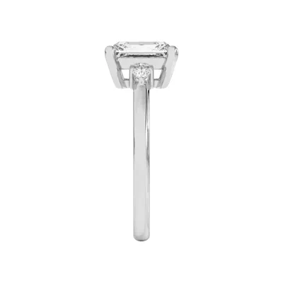 Meredith Pear Accent Engagement Ring