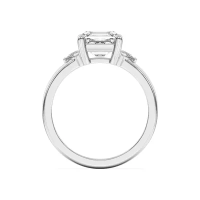 Meredith Pear Accent Engagement Ring