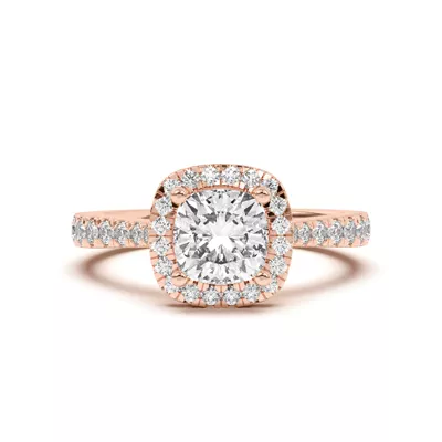 Cici Halo Engagement Ring