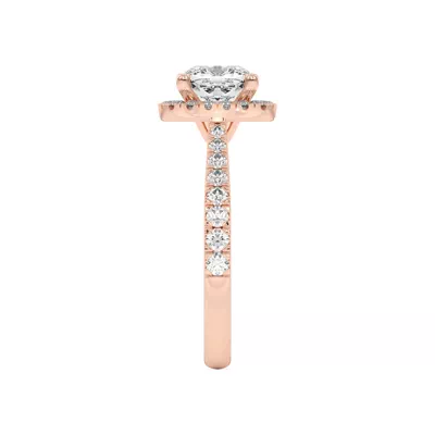 Cici Halo Engagement Ring