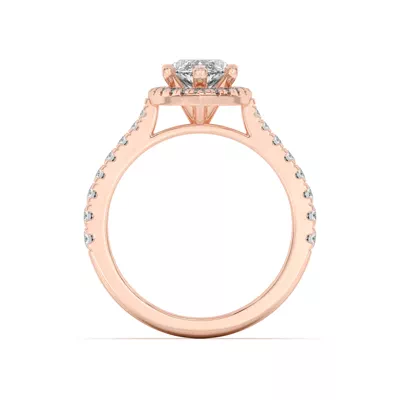 Cici Halo Engagement Ring